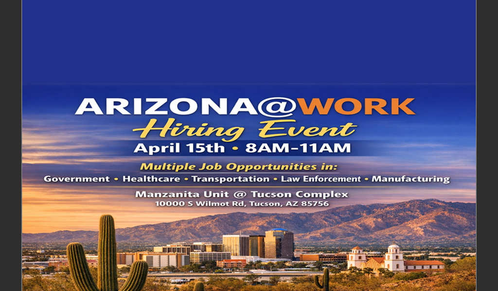 ARIZONA@WORK Tucson Hiring Event April 15th: Morning Job Fair