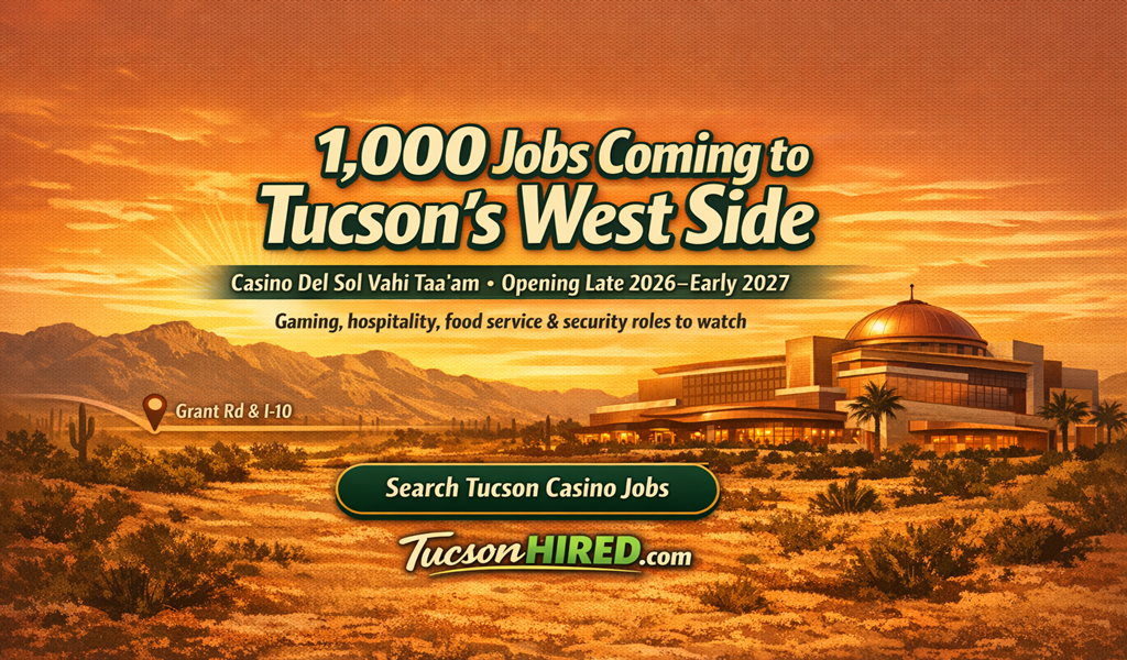 Casino Del Sol Vahi Taa'am Is Rising on West Grant Road, and It Could Bring Around 1,000 Tucson Jobs