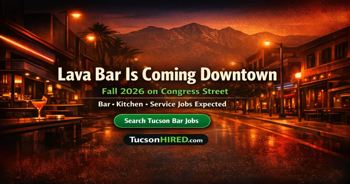 Lava Bar Is Coming to Downtown Tucson from the Chela's Team