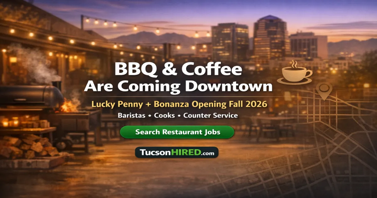 Lucky Penny BBQ & Bonanza Coffee Co. Are Coming to Downtown Tucson