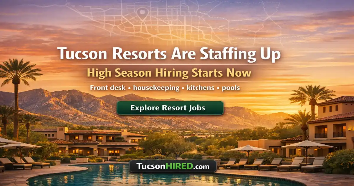 Tucson Resorts Are Staffing Up for High Season, and They're Hiring