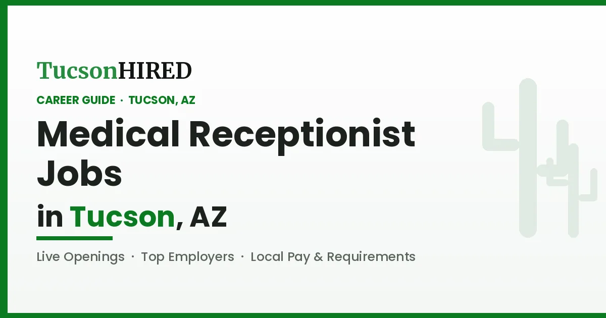 Medical Receptionist Careers