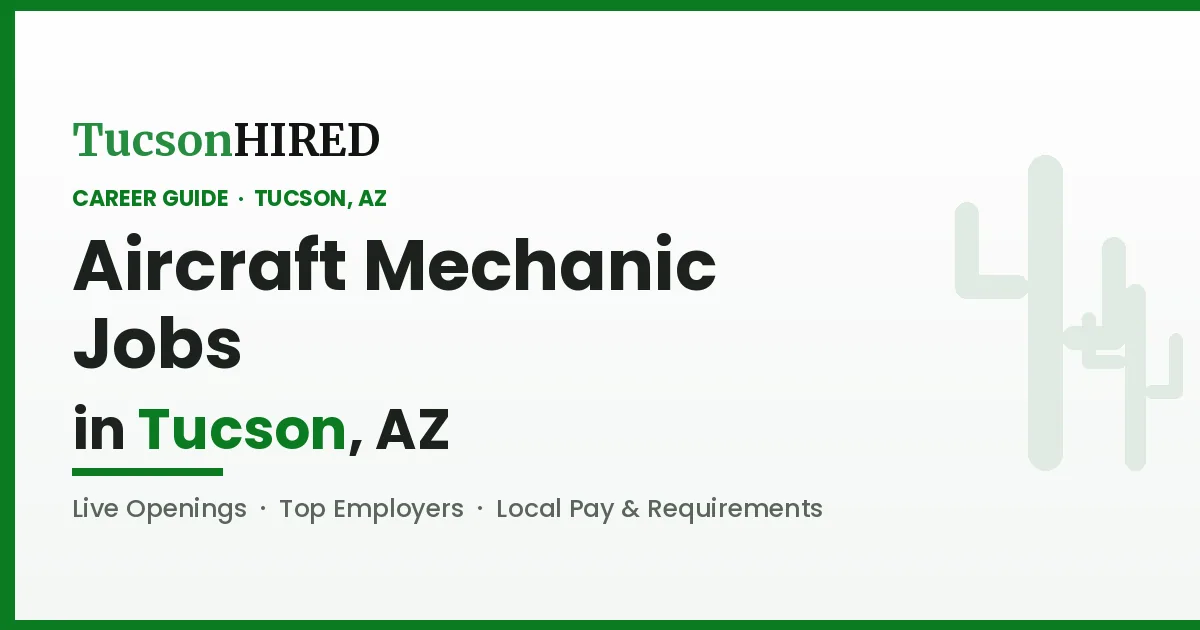 Aircraft Mechanic Careers